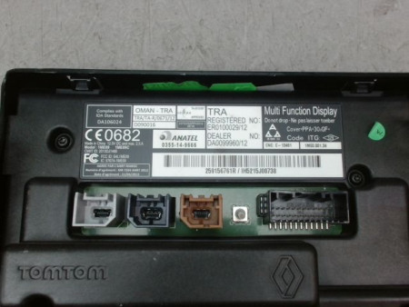 ECRAN GPS RENAULT MEGANE CC 2P III Phase 1 2010-2014