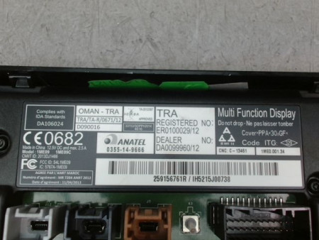 ECRAN GPS RENAULT MEGANE CC 2P III Phase 1 2010-2014