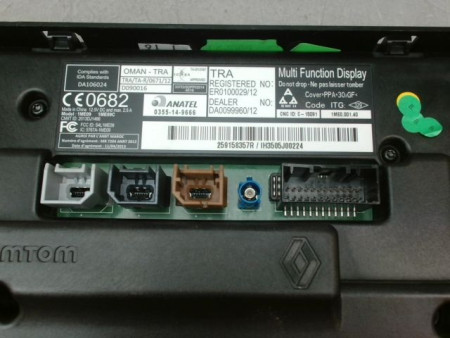 ECRAN GPS RENAULT MEGANE COUPE III Phase 3 2013-...