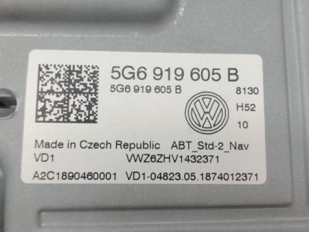 AUTORADIO VOLKSWAGEN GOLF VII Phase 1 (5G) 2012-...