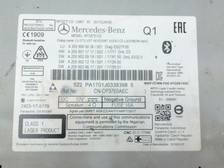 AUTORADIO MERCEDES CLASSE C 2007-
