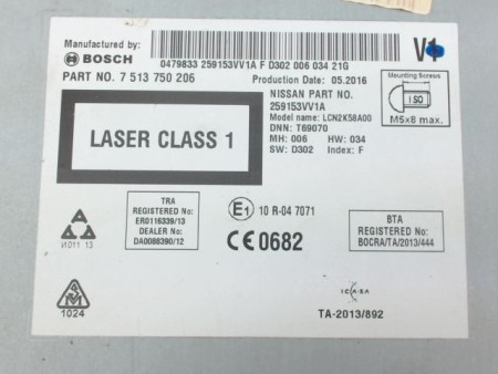 AUTORADIO NISSAN NOTE