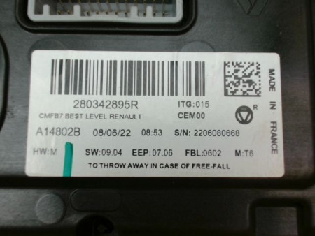 ECRAN GPS RENAULT CAPTUR