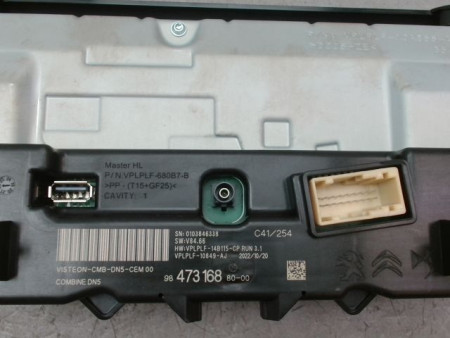 BLOC COMPTEURS CITROEN C4 2010-