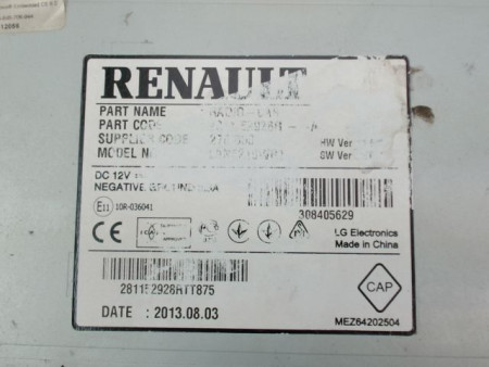 AFFICHEUR DIGITAL RENAULT CLIO IV Phase 1 2012-...