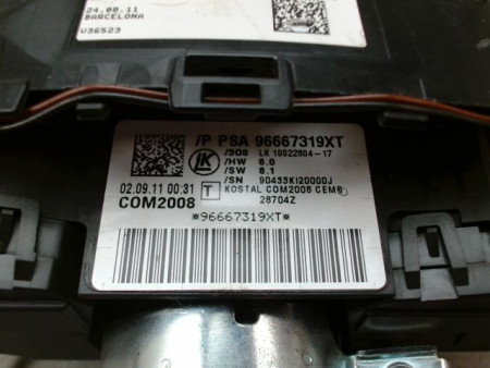 BLOC COMMODOS PEUGEOT 3008 BREAK I Phase 1 2009-2013