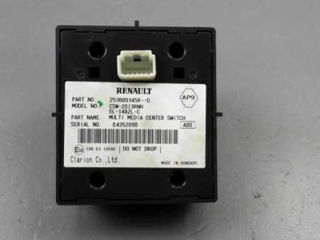 COMMANDE GPS RENAULT SCENIC MONOSP. III Phase 2 2011-2013