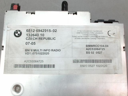 AUTORADIO BMW SERIE 3 CABRIO 2P IV PHASE 2 (E46) 2003-2006