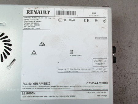 AUTORADIO RENAULT MEGANE IV PHASE 1 2015-