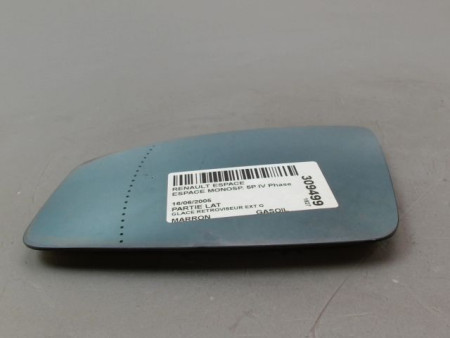 GLACE RETROVISEUR EXT G RENAULT ESPACE MONOSP. IV Phase 1 2002-2006