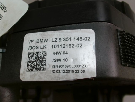 BLOC COMMODOS BMW SERIE 1 II (F20/F21) 2011-...