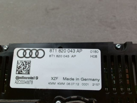 COMMANDE DE CHAUFFAGE AUDI Q5