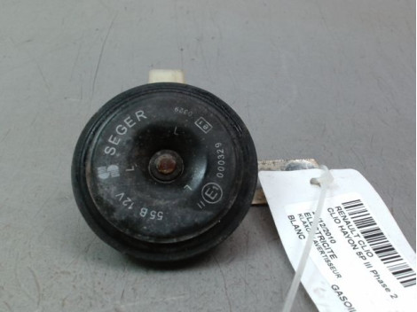 KLAXON / AVERTISSEUR RENAULT CLIO III Phase 2 2009-2014