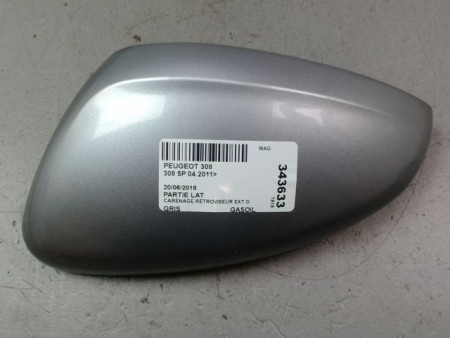 CARENAGE RETROVISEUR EXTERIEUR GAUCHE PEUGEOT 308 2011-