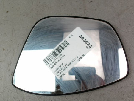 GLACE RETROVISEUR EXT G PEUGEOT 308 2011-