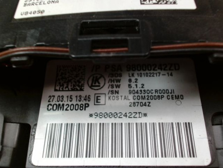 BLOC COMMODOS PEUGEOT 508