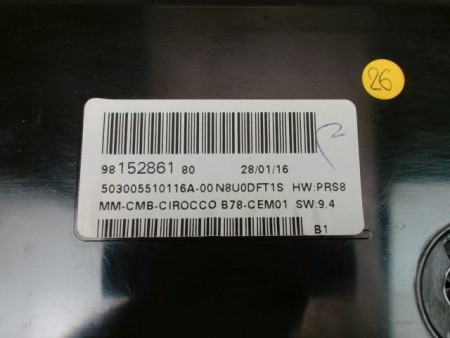 BLOC COMPTEURS CITROEN C4