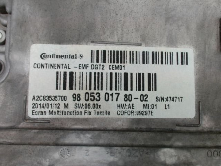 ECRAN GPS PEUGEOT 208 Phase 1 2012-...