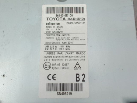 AFFICHEUR DIGITAL TOYOTA YARIS 2005-