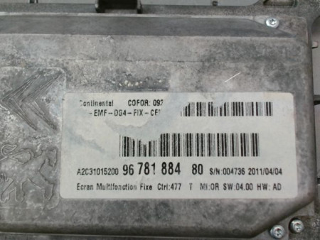 ECRAN GPS PEUGEOT 508 BERL. Phase 1 2011-...