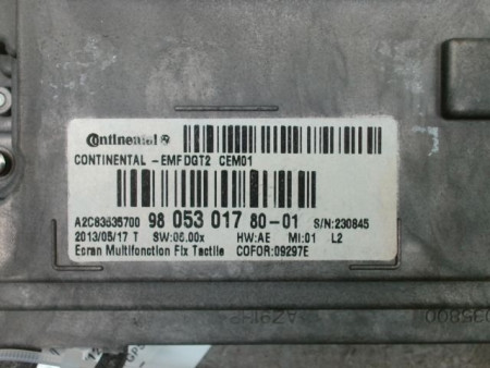 ECRAN GPS PEUGEOT 208