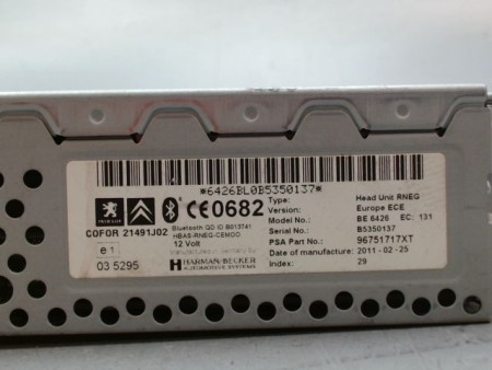 AUTORADIO PEUGEOT 207 2006-2013
