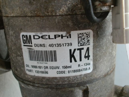 COMPRESSEUR AIR CONDITIONNE OPEL ASTRA CABRIOLET 2006-