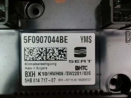 COMMANDE DE CHAUFFAGE SEAT LEON 2009-
