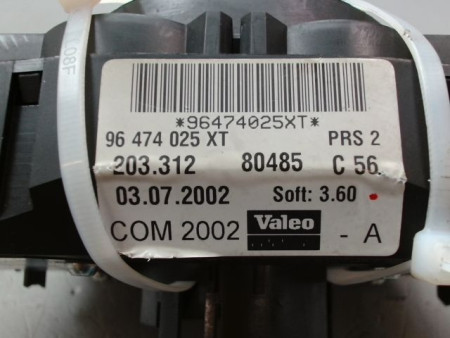BLOC COMMODOS CITROEN C3 I Phase 1 2002-2005