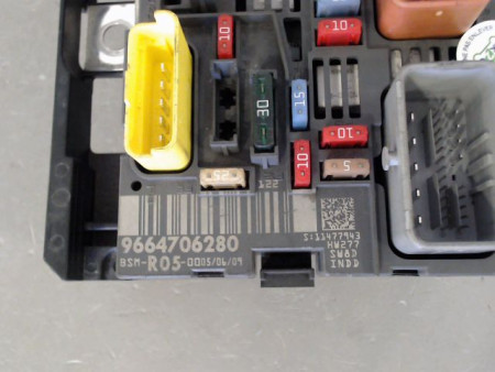 BOITE A FUSIBLES CITROEN C4 I Phase 2 2008-2010