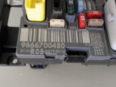 BOITE A FUSIBLES PEUGEOT 308 I Phase 1 2007-2011