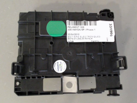 BOITE A FUSIBLES PEUGEOT 308 I Phase 1 2007-2011