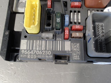 BOITE A FUSIBLES CITROEN BERLINGO BREAK II Phase 1 (B9) 2008-2012