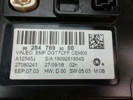 ECRAN GPS PEUGEOT 308 2011-