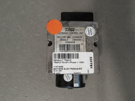 UNITE HYDRAULIQUE ABS RENAULT TRAFIC FG II Phase 1 -1000- CRT 2002-2006
