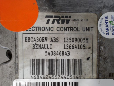 UNITE HYDRAULIQUE ABS RENAULT TRAFIC FG II Phase 1 -1000- CRT 2002-2006