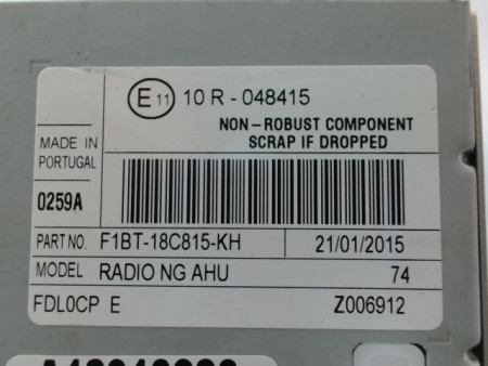 AUTORADIO FORD FOCUS III Phase 2 2014-...
