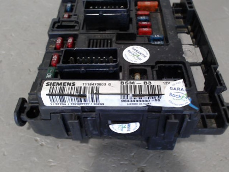 BOITE A FUSIBLES CITROEN C3 I Phase 1 2002-2005