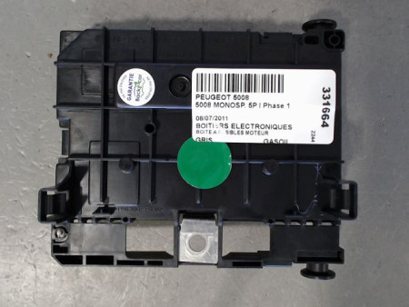 BOITE A FUSIBLES PEUGEOT 5008 MONOSP. I Phase 1 2009-2013
