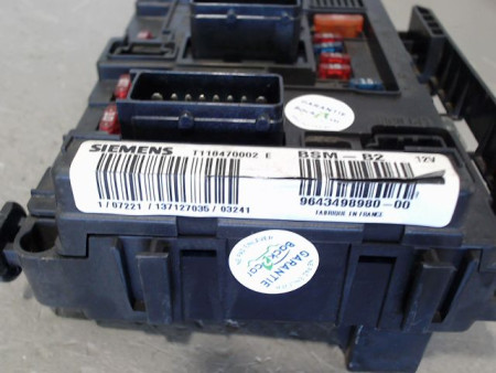 BOITE A FUSIBLES CITROEN BERLINGO BREAK I Phase 2 (M59) 2002-2010