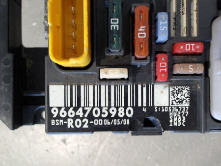 BOITE A FUSIBLES CITROEN GRAND C4 PICASSO MONOSP. I LONG 2006-2013