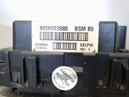 BOITE A FUSIBLES PEUGEOT 307 CC 2P Phase 1 2003-2005