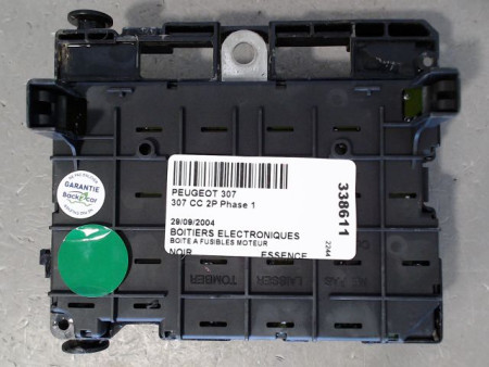BOITE A FUSIBLES PEUGEOT 307 CC 2P Phase 1 2003-2005
