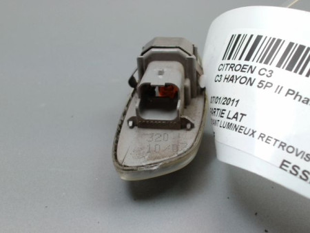 VOYANT LUMINEUX RETROVISEUR DROIT  CITROEN C3 II Phase 1 (A51) 2009-2013
