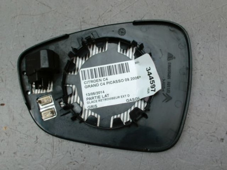 GLACE RETROVISEUR EXT D CITROEN GRAND C4 PICASSO 2006-