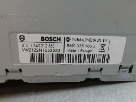 AUTORADIO VOLKSWAGEN POLO V Phase 1 (6R) 2009-2014