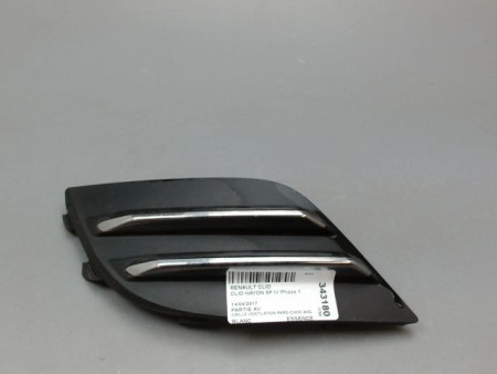 GRILLE VENTILATION PARE-CHOC AVG RENAULT CLIO IV Phase 1 2012-...
