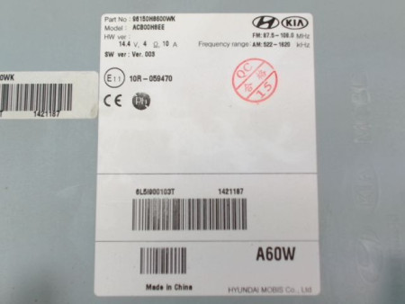 AUTORADIO KIA RIO 2005-