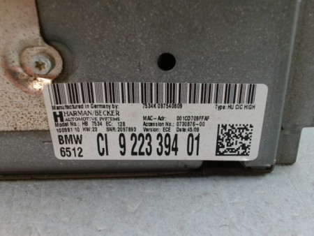 AUTORADIO BMW SERIE 7 (E65) 2005-