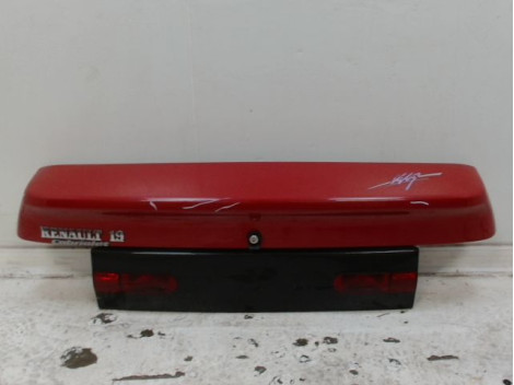 COFFRE ARRIERE RENAULT R19 CABRIO 2P Phase 2 1992-1997